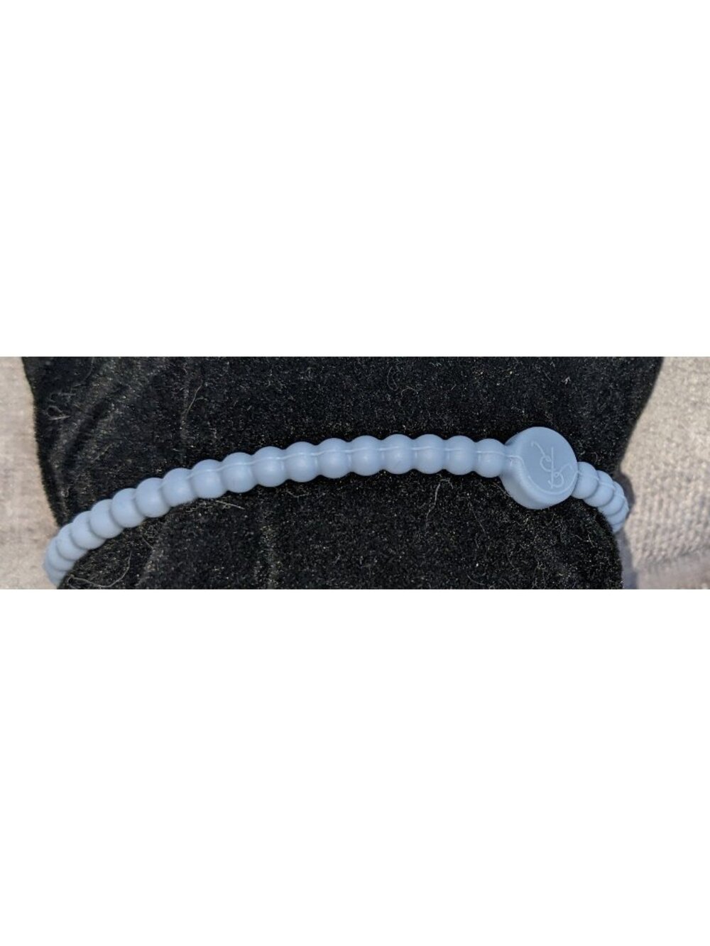 Faith Christian Ryan & Rose Jesus Edition Cutie Bracelet Gray Silicone Cross Bra